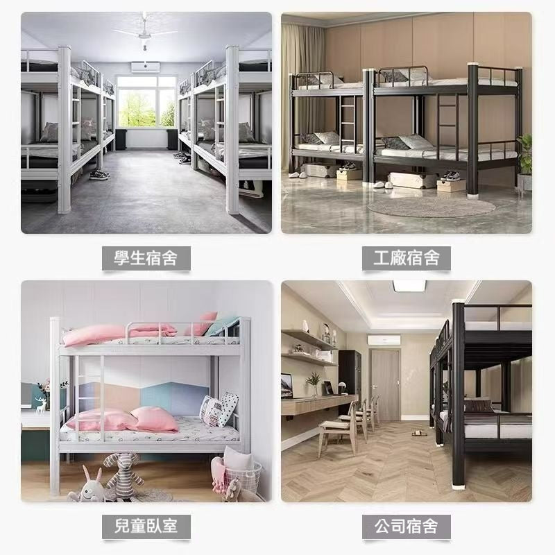 【全臺免運】全新閉口型材 雙層鐵架牀 員工宿舍學校工地牀架 牀架 鐵架牀 雙人牀 雙層牀 上下牀 上下鋪 3尺牀4尺牀